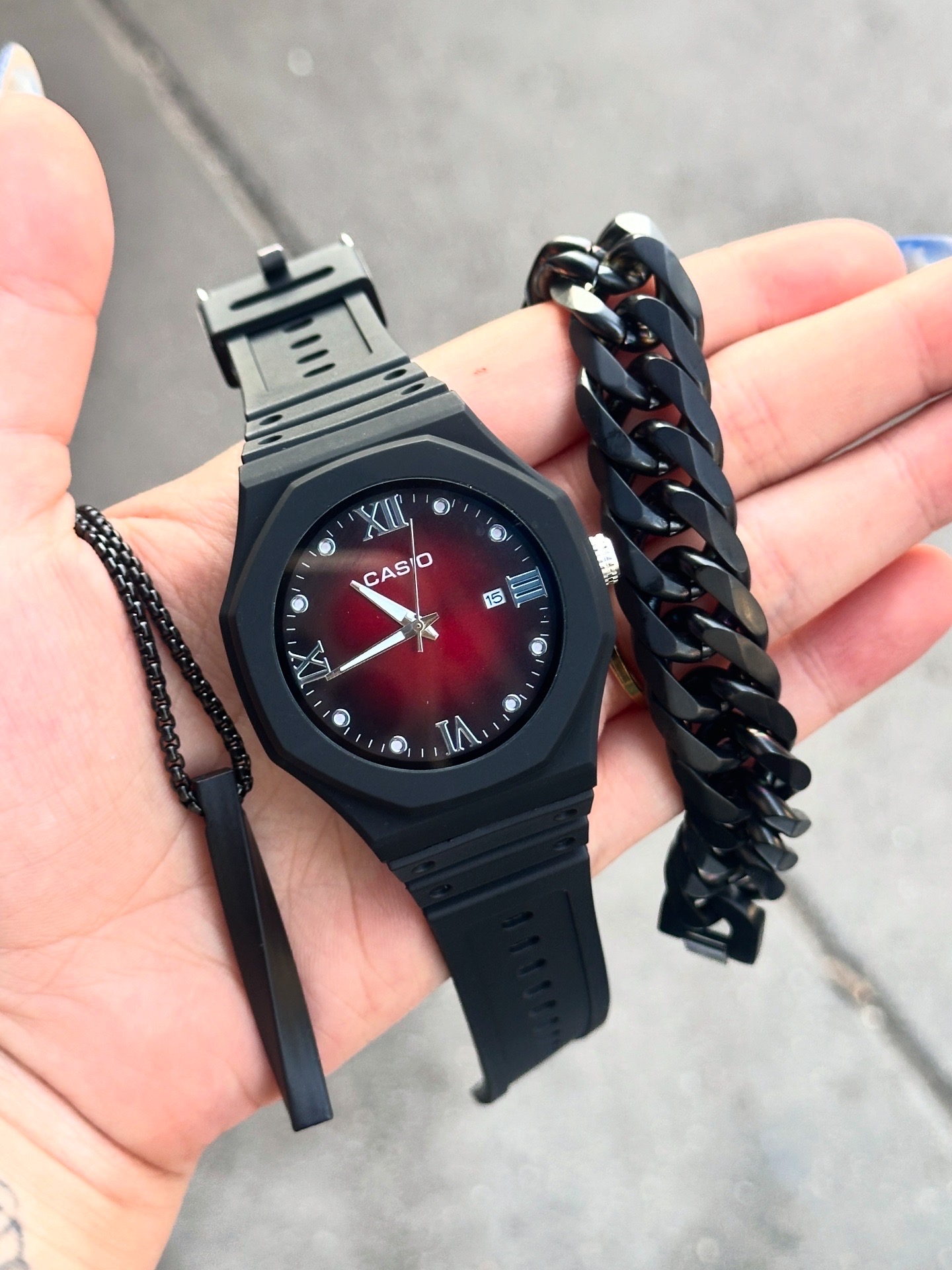 کاسیو دسته چرم